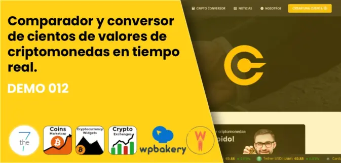 Análisis, comparador y conversor de criptomonedas en tiempo real